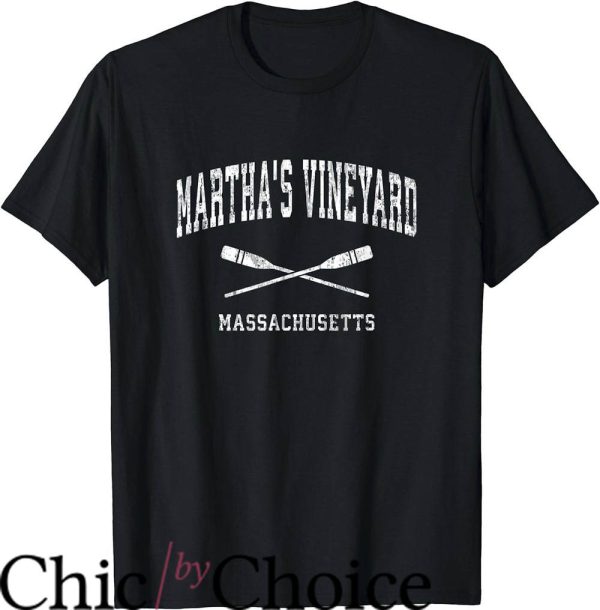 Martha’s Vineyard T-Shirt Massachusetts Nautical Paddles