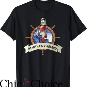 Martha’s Vineyard T-Shirt Nautical Lighthouse