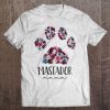 Mastador Mama Floral Paw Dog Mom Raglan Baseball