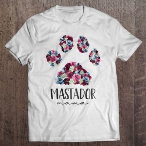Mastador Mama Floral Paw Dog Mom Raglan Baseball