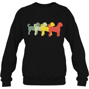 Mens Funny Retro Doodle Dad Mom Goldendoodle 4