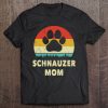 Miniature Schnauzer Mom Vintage Dog Gift Women Funny Dog