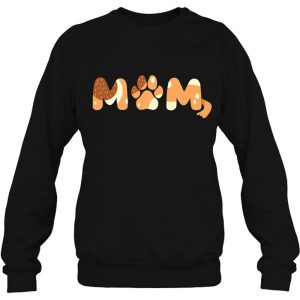 Mom Dog Mom Dog Lover Gift For Women Raglan Baseball Tee 4