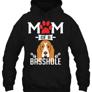 Mom Of A Basshole Funny Basset Hound Dog Mom Tank Top 3