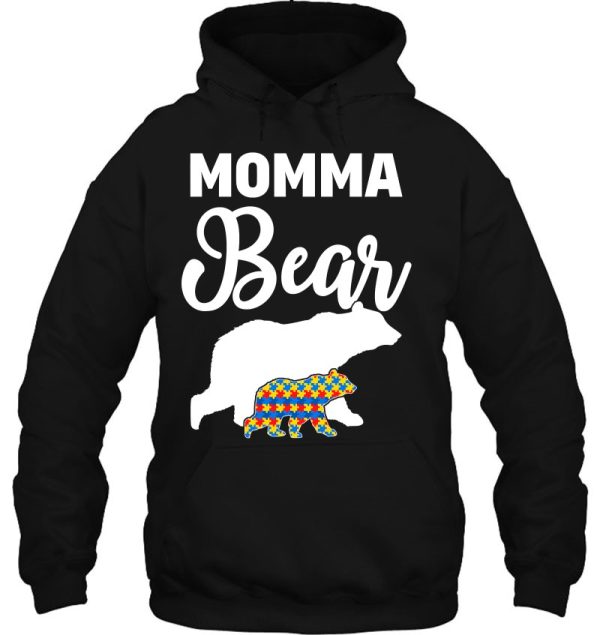 Momma Bear Autism Awareness Gift For Proud Autism Mom