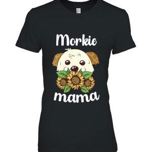 Morkie Mama Sunflower Leopard Morkie Mom I Love My Morkie