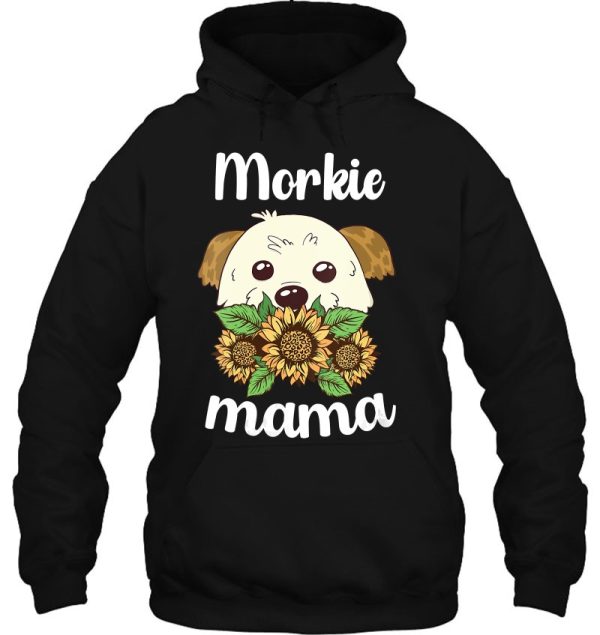 Morkie Mama Sunflower Leopard Morkie Mom I Love My Morkie