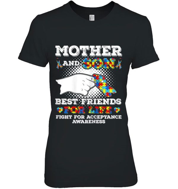 Mother And Son Best Friends For Life-Autism Mom Mother