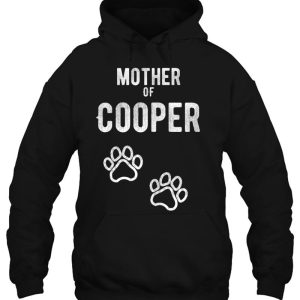 Mother Of Cooper Dog Puppy Personalized Name Graphic 3