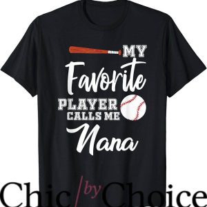 Nana Baseball T-Shirt Baseball Nana Grandma Gifts Shirt Nba