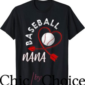 Nana Baseball T-Shirt Baseball Player Grandma Retirement Nba