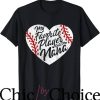 Nana Baseball T-Shirt Calls Me Nana Baseball Heart Cute Nba