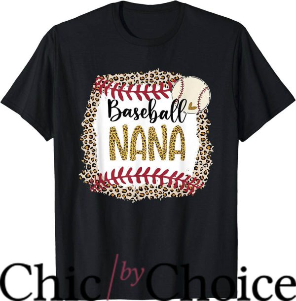 Nana Baseball T-Shirt Light Leopard Patterns T-Shirt Nba