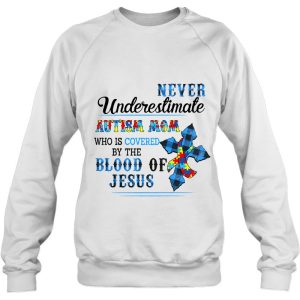 Never Underestimate Autism Mom Who Is Covered By The Blood Of Jesus Puzzle Piece Ribbon Blue Plaid Christian Cross 3 Never Underestimate Autism Mom Who Is Covered By The Blood Of Jesus Puzzle Piece Ribbon Blue Plaid Christian Cross 4