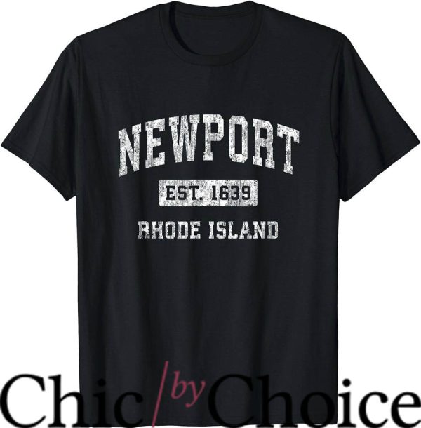 Newport Rhode Island T-Shirt RI Vintage Established Sports