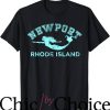 Newport Rhode Island T-Shirt Retro Mermaid Silhouette Shirt