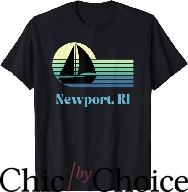 Newport Rhode Island T-Shirt Sail Boat Vintage T-Shirt