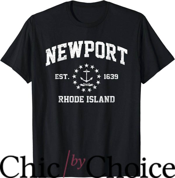 Newport Rhode Island T-Shirt vintage State Athletic Trending