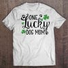 One Lucky Dog Mom Shamrock Paw Version