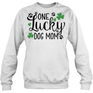 One Lucky Dog Mom Shamrock Paw Version