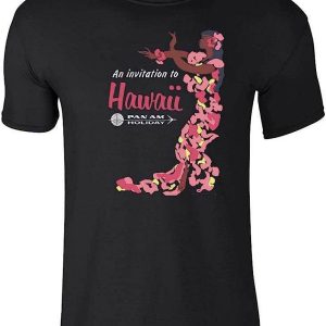 Pan Am T-Shirt An Invitation To Hawaii Shirt