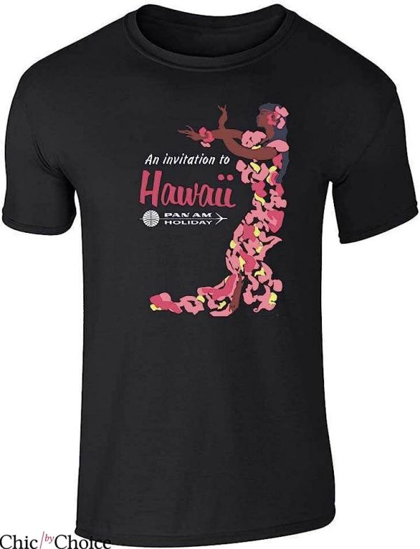 Pan Am T-Shirt An Invitation To Hawaii Shirt