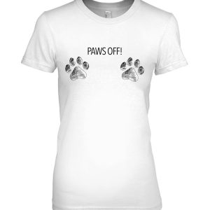 Paws Off Dog Paw Prints Boobies Dog Mom Life