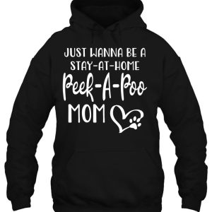 Peek A Poo Mom Shirt Dog Gift Stay At Home Dog Mom 3