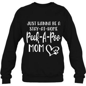 Peek A Poo Mom Shirt Dog Gift Stay At Home Dog Mom 4