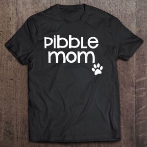 Pibble Mom Pitbull Lover Dog Breed Pawprint Gift