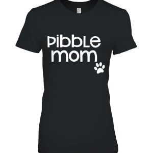 Pibble Mom Pitbull Lover Dog Breed Pawprint Gift