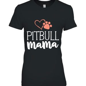 Pitbull Mama Shirt Dog Owner Gifts For Women Pittie
