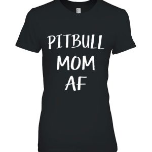 Pitbull Mom Af Funny Womens Pit Bully Dog Mama
