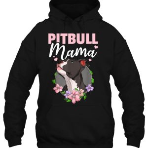 Pitbull Pittie Pitbull Mama Flowers 3