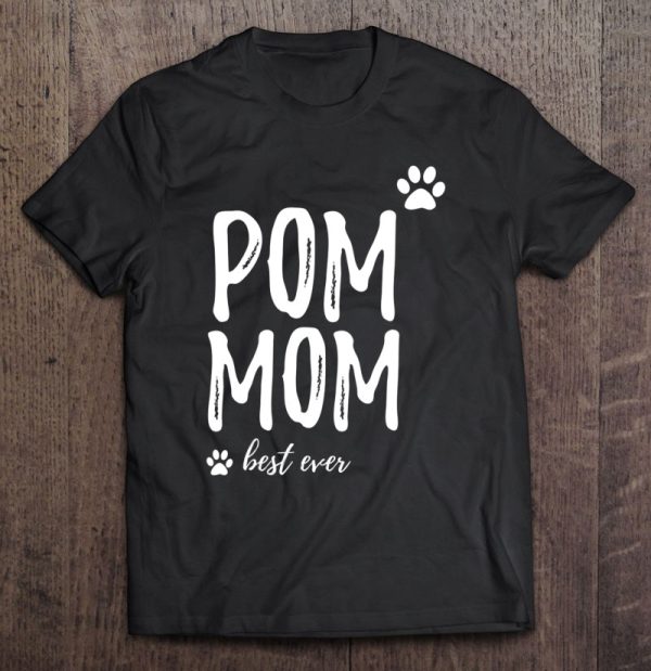 Pom Mom Shirt Funny For Pomeranian Dog Mom