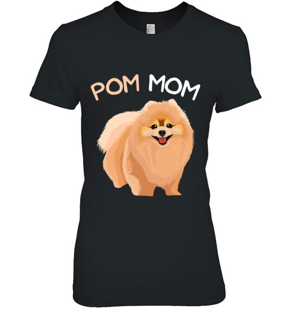 Pomeranian Pom Mom Dog Mama Womens