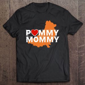 Pommy Mommy Pomeranian Lovers Tshirt Pomeranian Dog Canine
