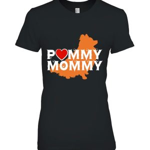 Pommy Mommy Pomeranian Lovers Tshirt Pomeranian Dog Canine