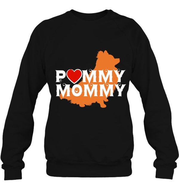 Pommy Mommy Pomeranian Lovers Tshirt Pomeranian Dog Canine
