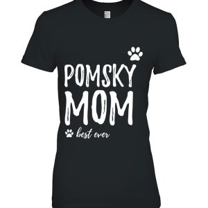 Pomsky Mom Funny Pomsky Dog Mom