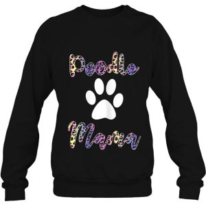 Poodle Mama Shirt Colored Leopard Style Poodle Mom 4