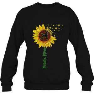 Poodle Mama Sunflower Shirt Mothers Day Dog Mom 4