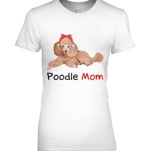 Poodle Mom Dog Bandana Pet Lover Gift Womens Poodle