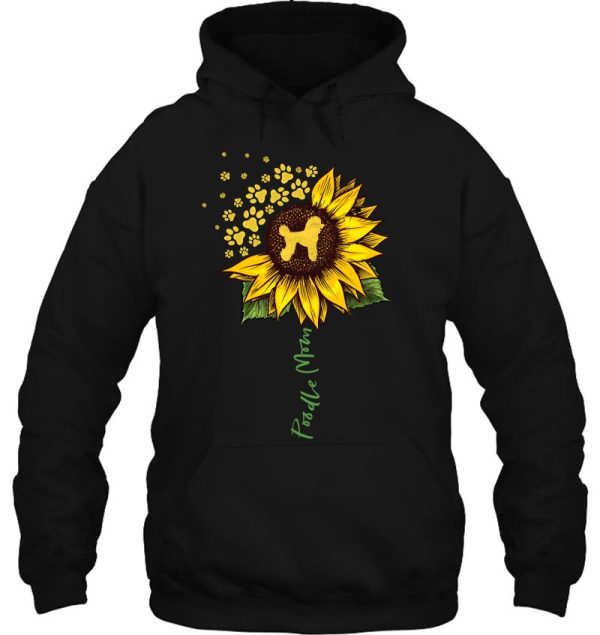 Poodle Mom Sunflower Poodle Lover Gifts Dog Mom Mama Pullover