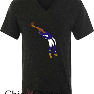 Poole Party T Shirt Mens V Neck