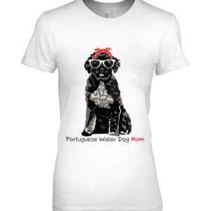 Portuguese Water Dog Mom Retro Mothers Day Gift Idea