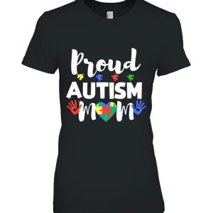 Proud Autism Mom Awareness Love Shirt Puzzle Gift