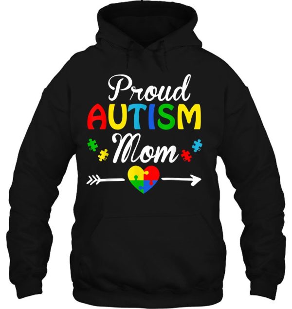 Proud Autism Mom Puzzle Heart Autism Awareness 2021 Classic