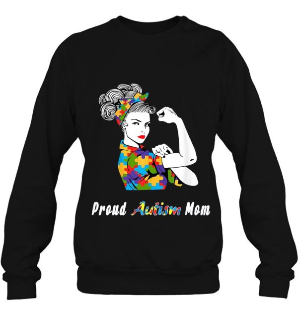 Proud Autism Mom World Autism Awareness Day Month Best Gift