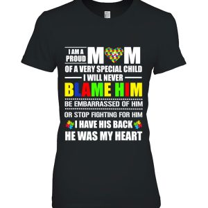 Proud Mom Of An Autistic Kid Tee Autism Mom S Gift